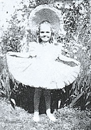 A picture of Wesla at 4 years old