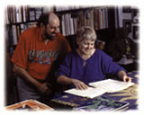 A Picture of Wesla and Mike at Home